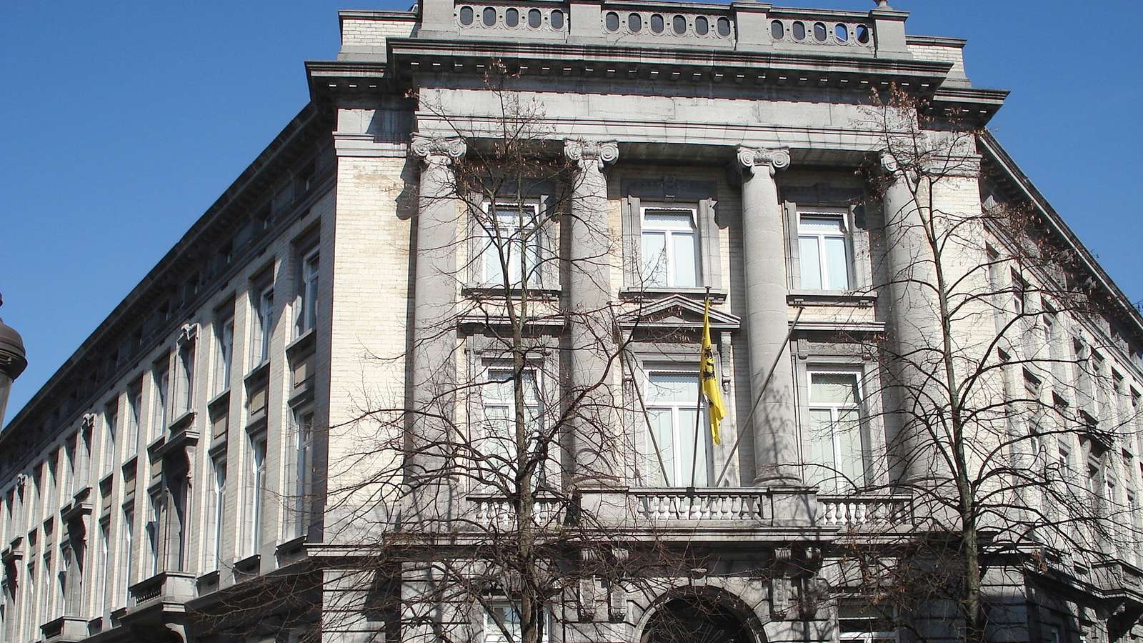 Vlaams Parlement Peristylium. File photograph.
