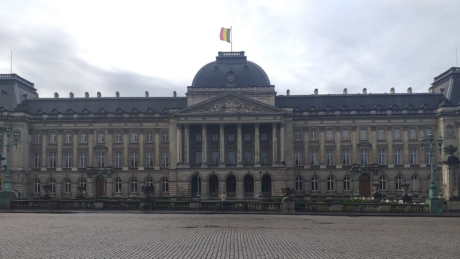 Royal Palace of Brussels (facade). File photograph.
