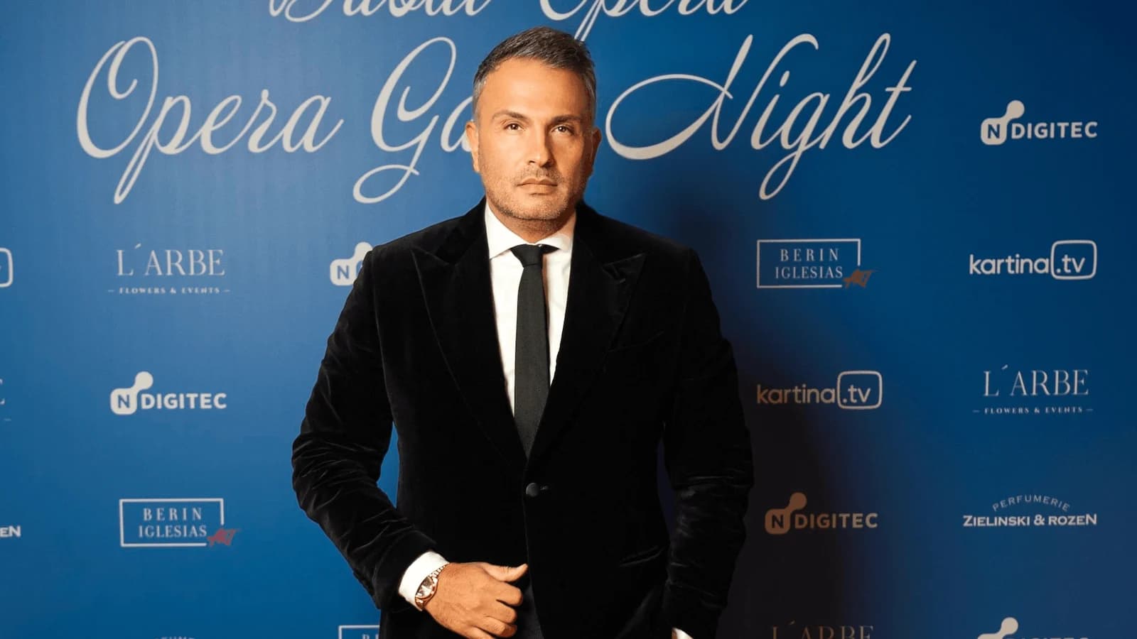 Maxim Berin at the Bavaria Opera Gala Night step and repeat